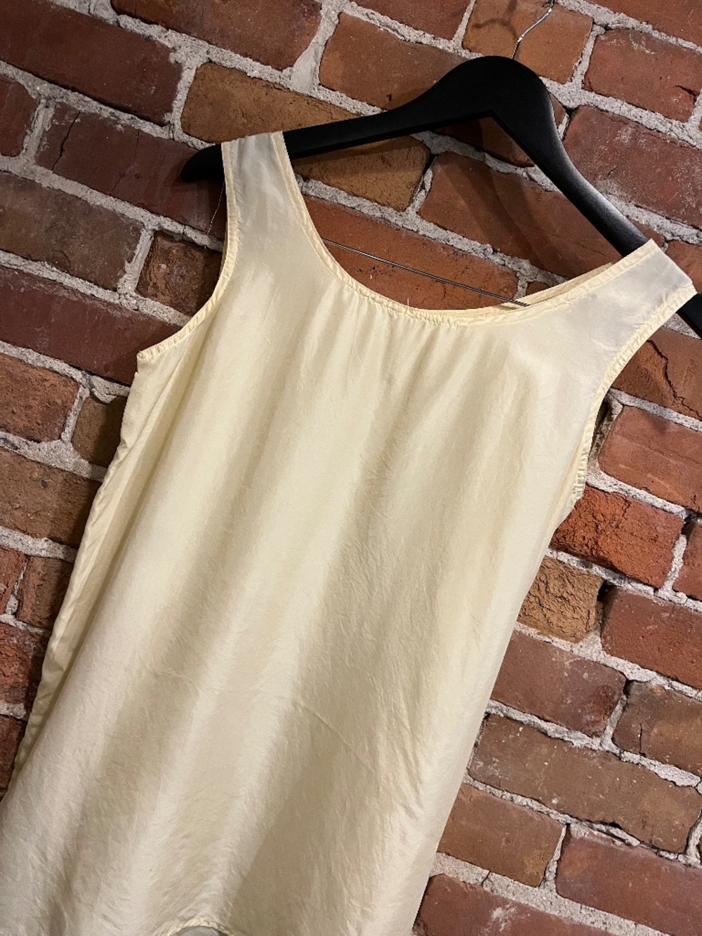 Vintage Butter Yellow Silk Camisol